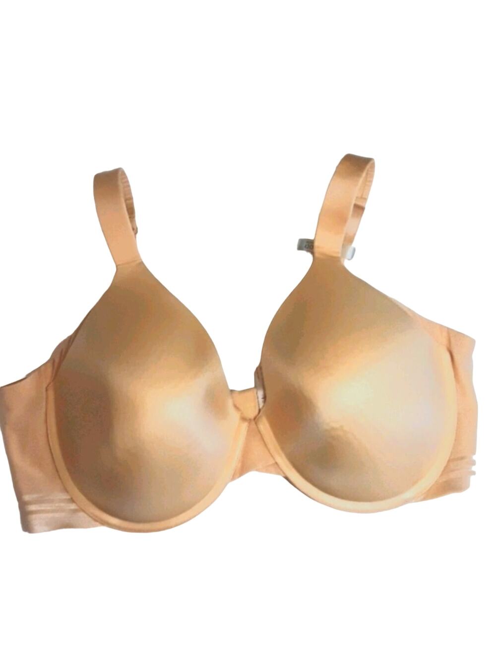 NWOT Ambrielle Womens Sz 42DD Beige Everyday Full Coverage No Show Bra